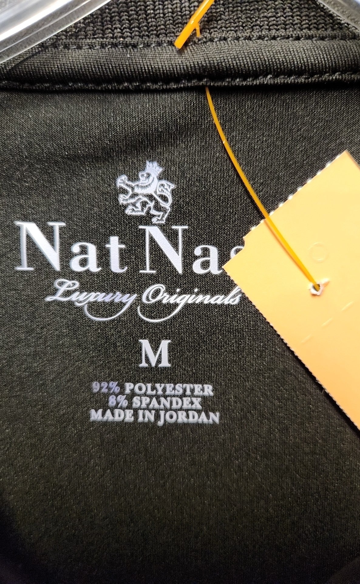 NWT Nat Nast Men's Size M Black Shirt