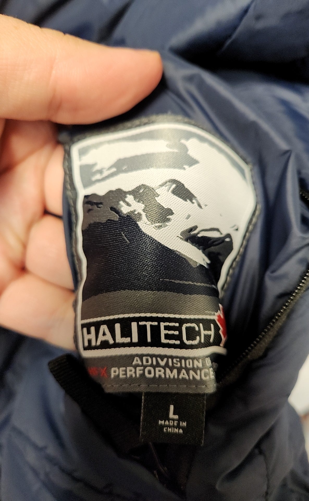 Halitech Women's Size L Navy Reversible Jacket