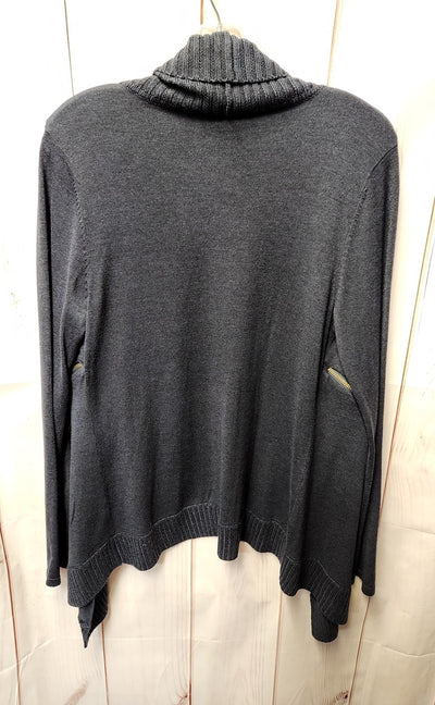 INC Women's Size M Navy Cardigan