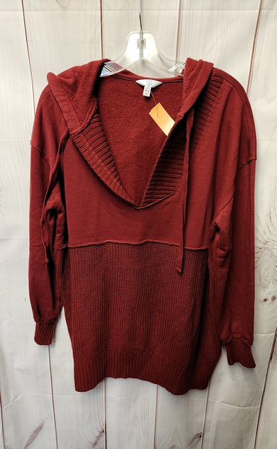 Time and Tru Women's Size L Red Sweatshirt
