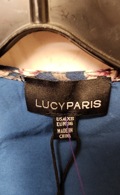 Lucy Paris Women's Size XS Navy Floral Dress