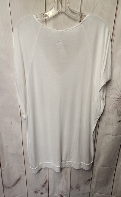 Gap Women's Size XL White Short Sleeve Top