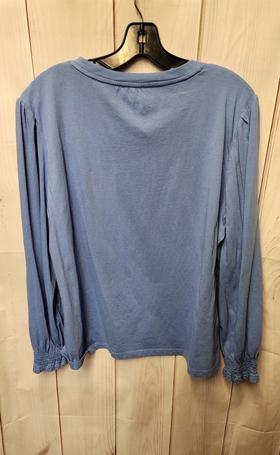 Talbots Women's Size XL Blue Long Sleeve Top