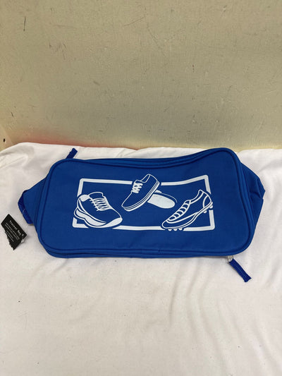 Blue Shoe Pouch