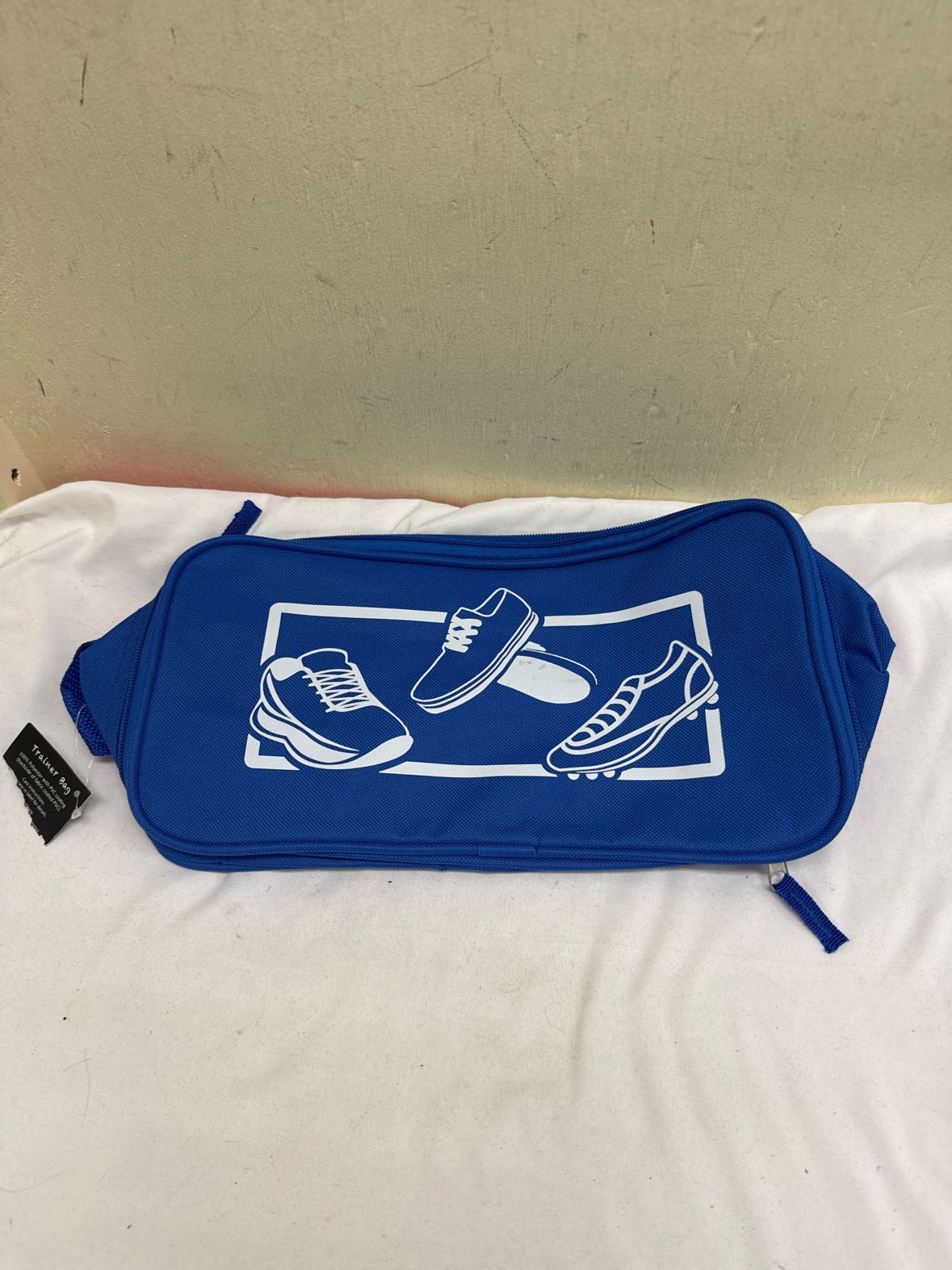 Blue Shoe Pouch