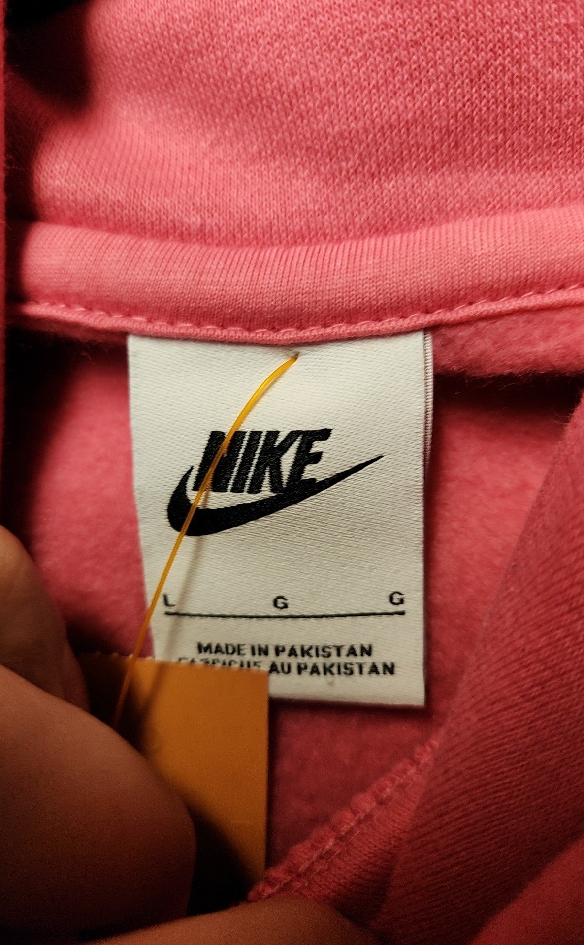 Nike Women's Size L Pink Hoodie