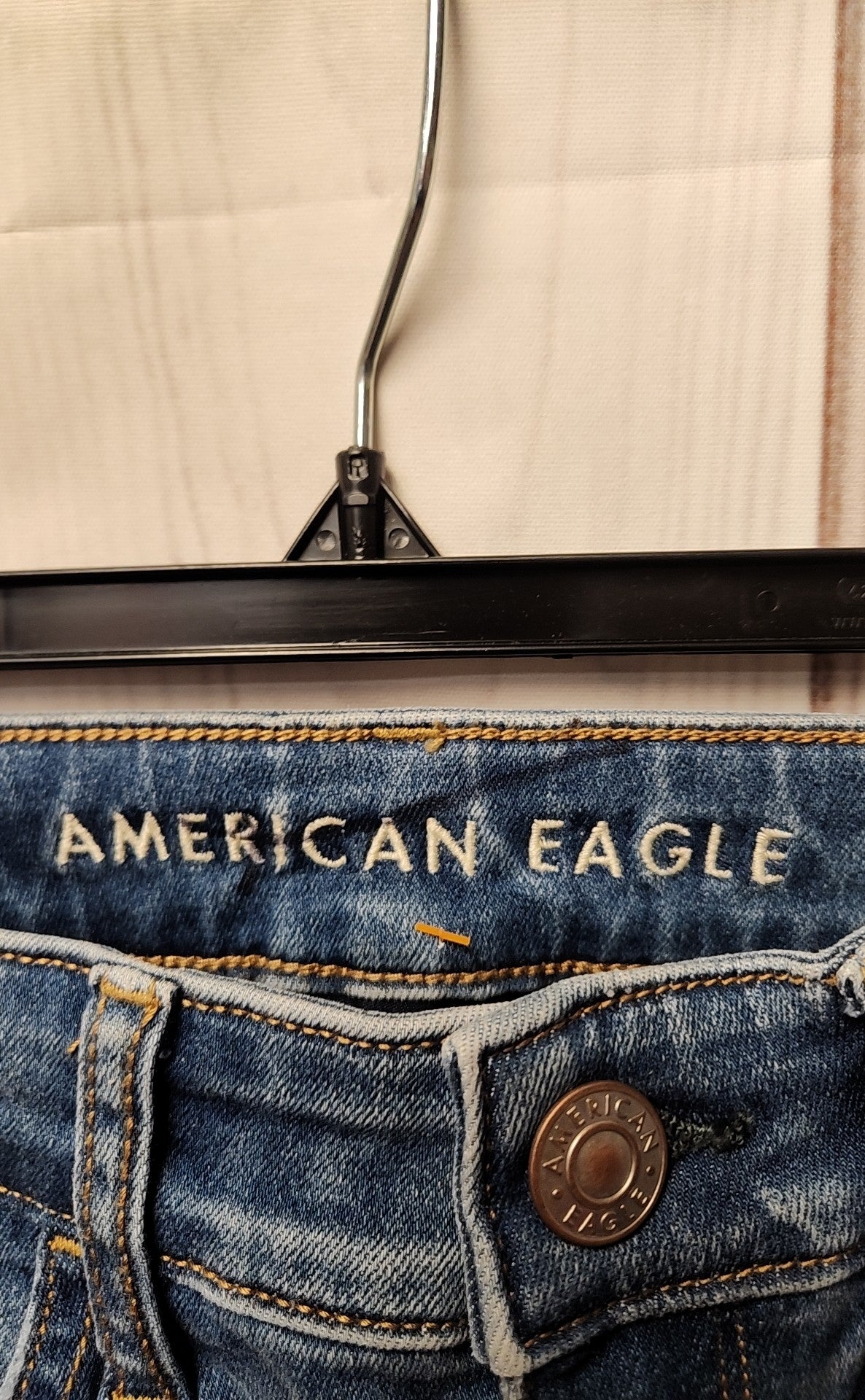 American Eagle Women's Size 27 (3-4) Blue Jeans High Rise Jegging