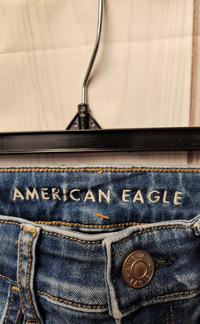 American Eagle Women's Size 27 (3-4) Blue Jeans High Rise Jegging