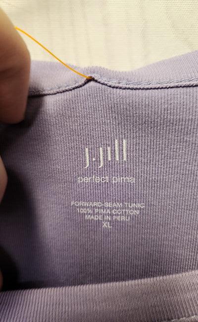 J Jill Women's Size XL Purple Long Sleeve Top