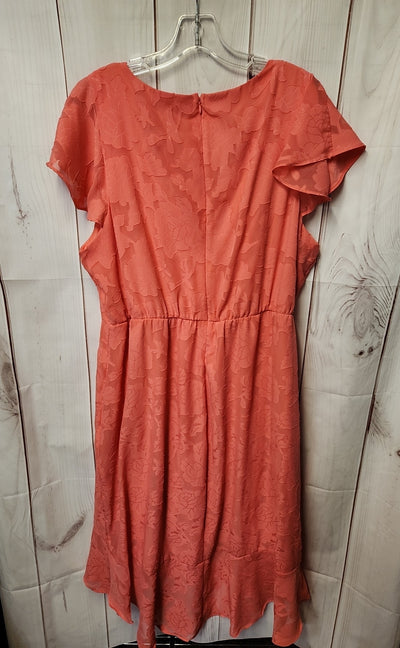 Lane Bryant Women's Size 18 Petite Pink Dress