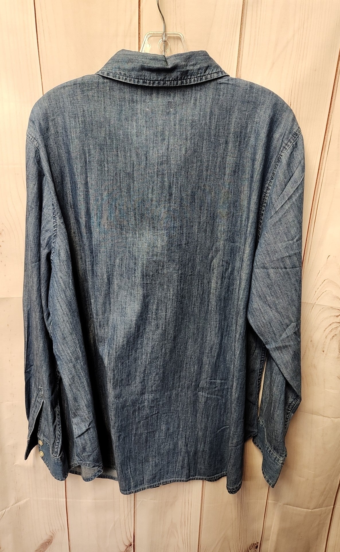 NWT Talbots Women's Size 2X Blue Long Sleeve Top
