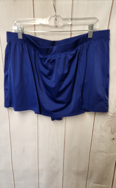 Bal Harbor Women's Size XL Blue Swim Bottom