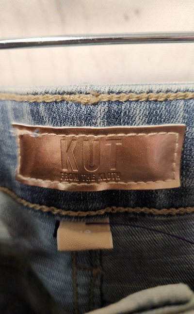 Kut from the Kloth Women's Size 30 (9-10) Blue Jeans Kelsey Fab AB Ankle Flare