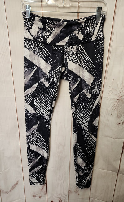 Lululemon Women's Size 6 Black & White Leggings
