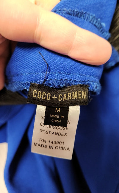 Coco & Carmen Women's Size M Blue Pants