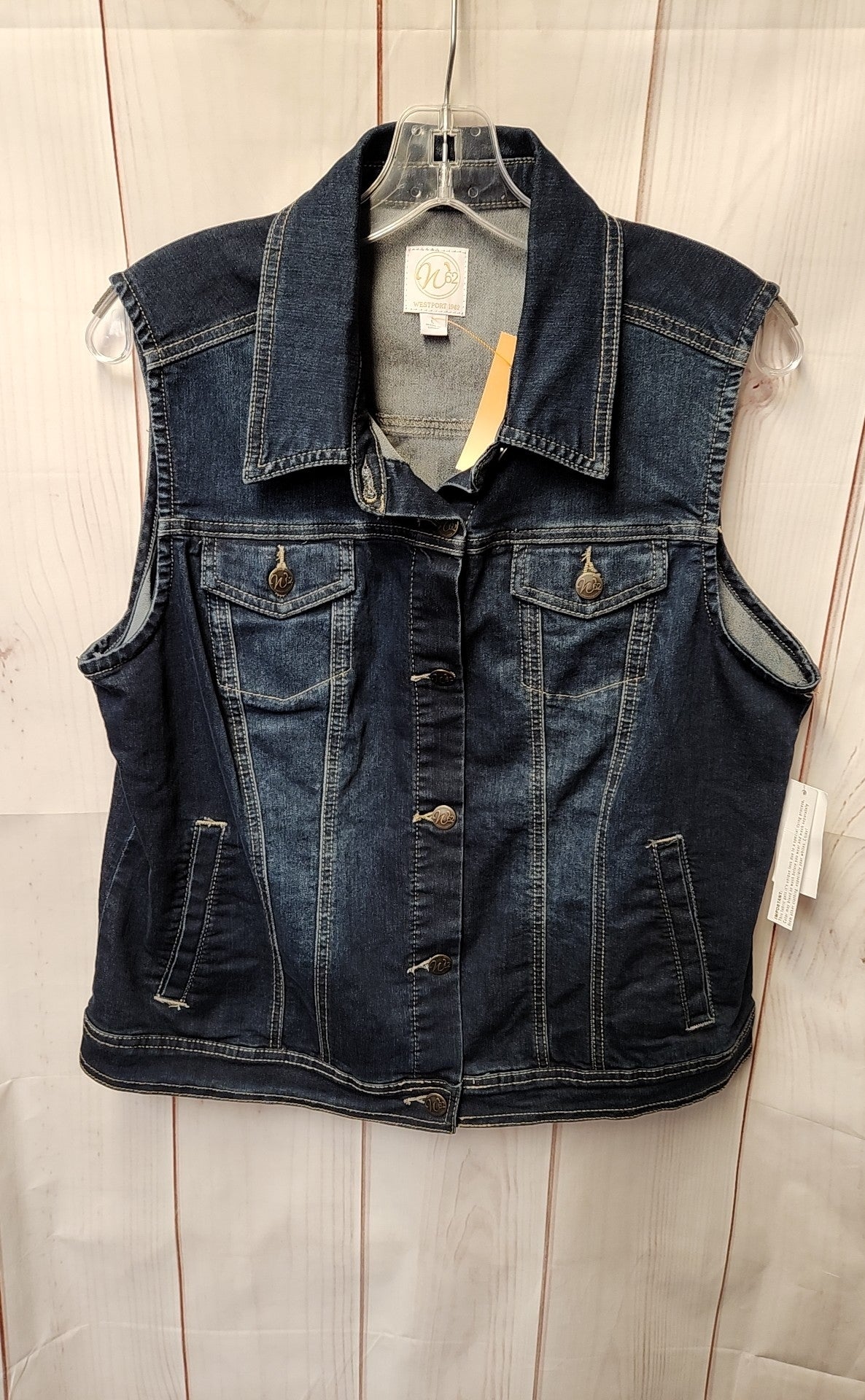NWT Westport Women's Size L Blue Vest