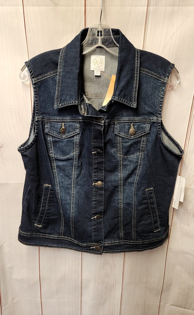 NWT Westport Women's Size L Blue Vest