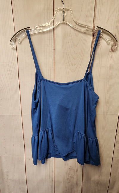 Mossimo Women's Size S Blue Sleeveless Top