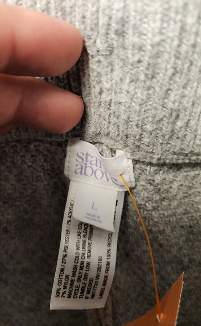 Stars Above Women's Size L Gray PJ Bottoms