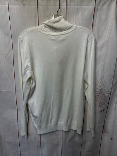 Calvin Klein Women's Size L White Sweater