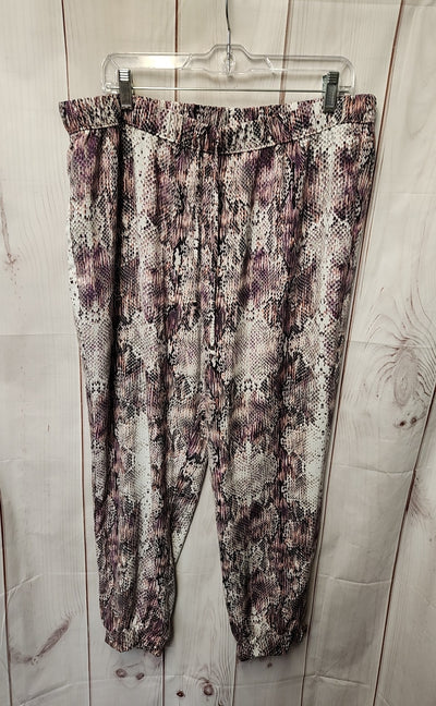 Jennifer Lopez Women's Size XL Purple Pants