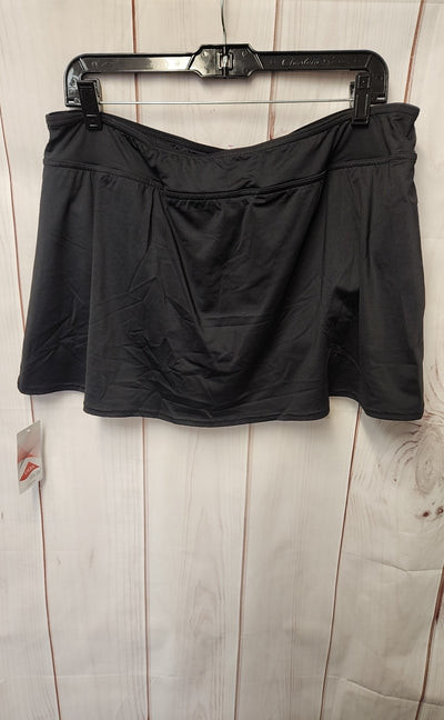 NWT Lands End Women's Size 18 Black Swim Bottom