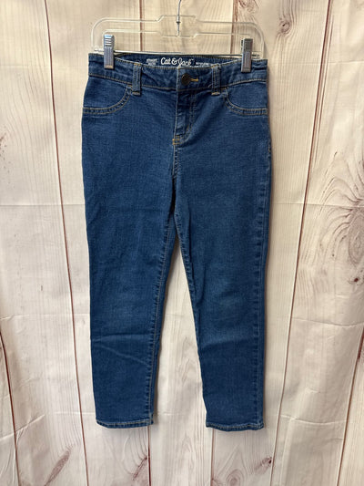 Cat & Jack Girl's Size 6 Blue Jeans Straight Super Stretch