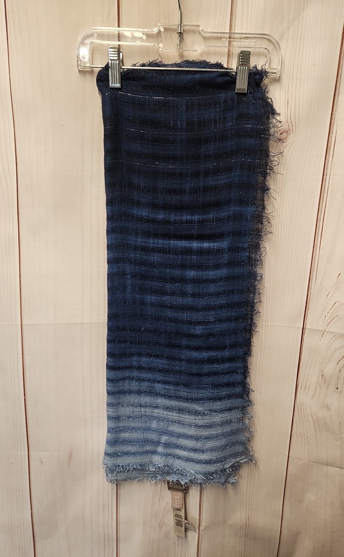 Chico's Size One Size Blue Dress Scarf NWT