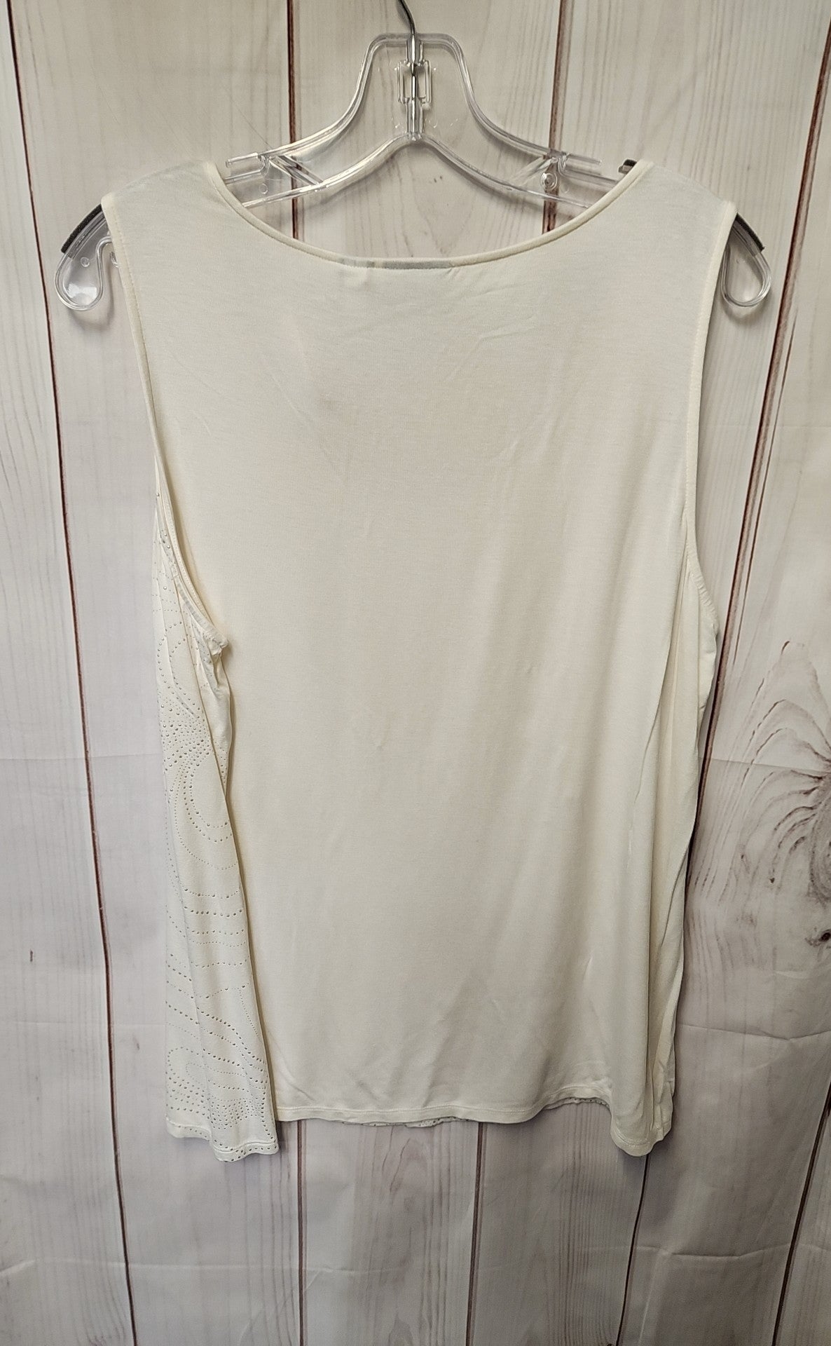 Chico's Women's Size 3 = US XL White Sleeveless Top
