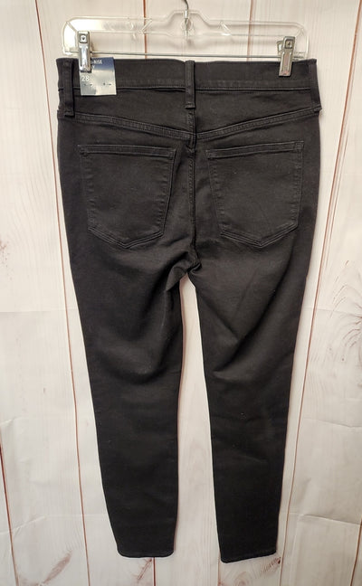 NWT J Crew Women's Size 28 (5-6) Black Pants 9" Mid Rise Skinny