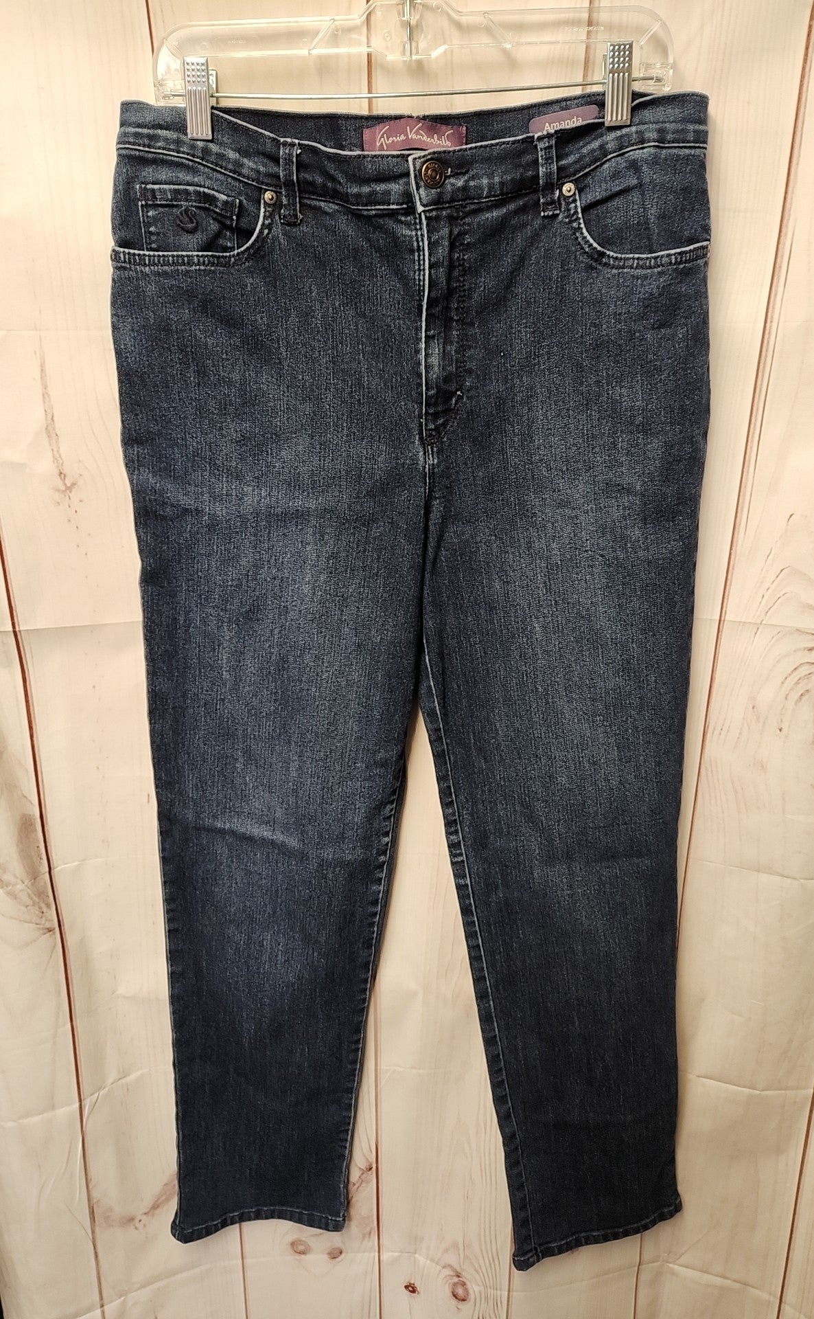 Gloria Vanderbilt Women's Size 32 (13-14) Blue Jeans