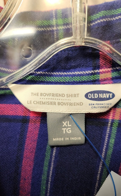 Old Navy Women's Size XL Purple Long Sleeve Top