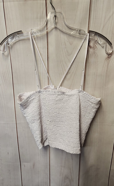 Madewell Women's Size L White Sleeveless Top