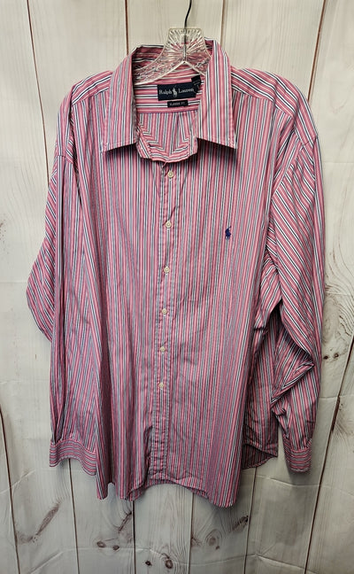 Ralph Lauren Men's Size XXL Pink Shirt