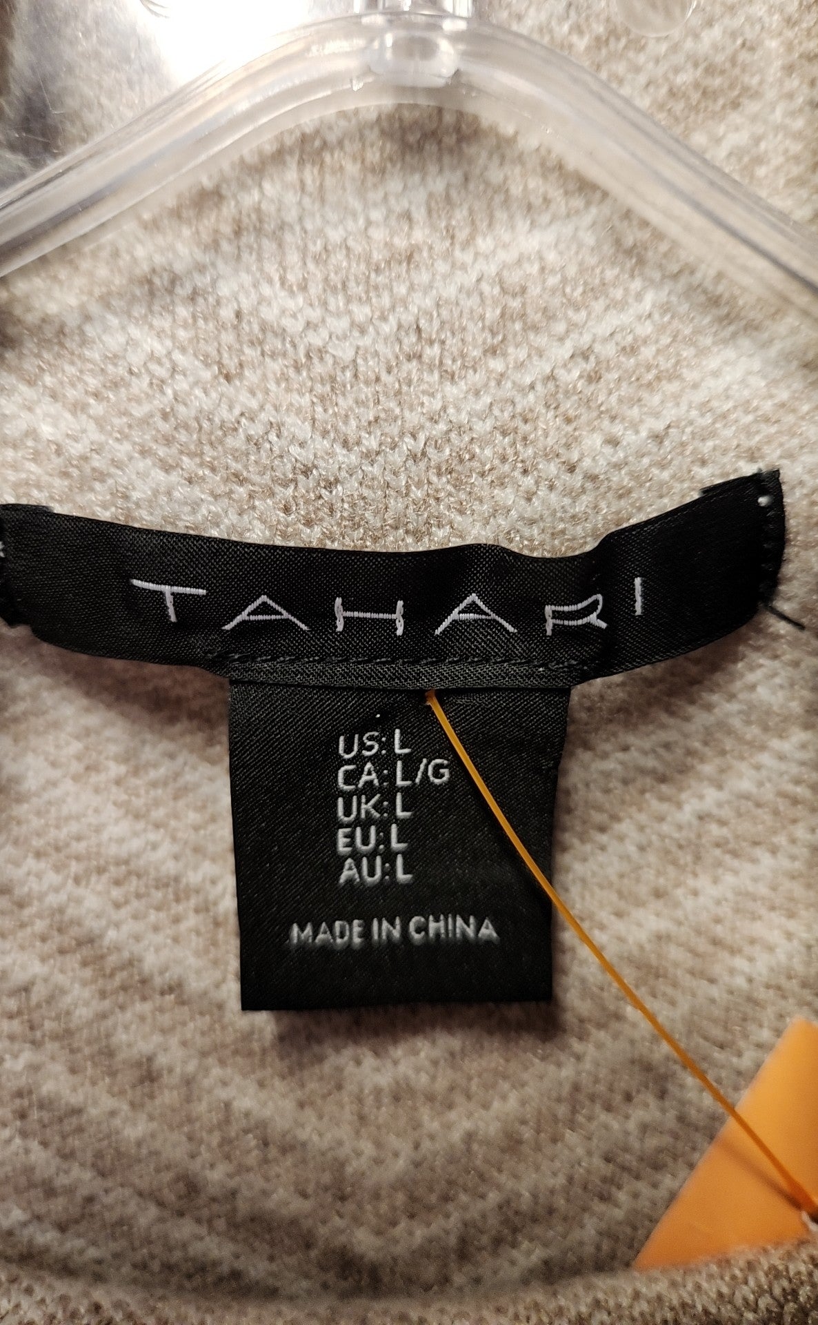 Tahari Women's Size L Brown Sweater