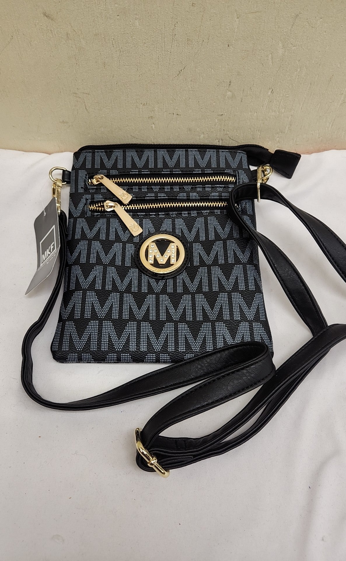 MFK by Mia K Blue Crossbody Purse Bag
