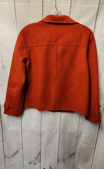 NWT Talbots Women's Size 6 Petite Red Wool Blend Jacket