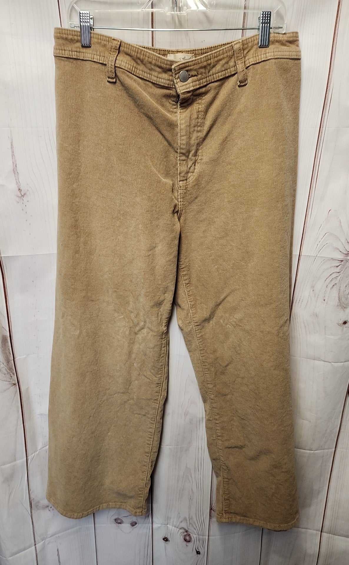 Universal Thread Women's Size 12 Tan Corduroy Pants Sailor Wide Leg