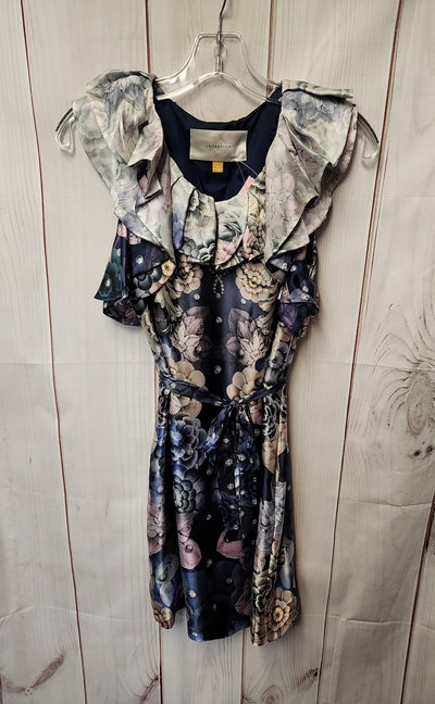 Leifsdottir Women's Size 0 Blue Floral Dress