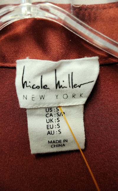 Nicole Miller Women's Size S Red Sleeveless Top