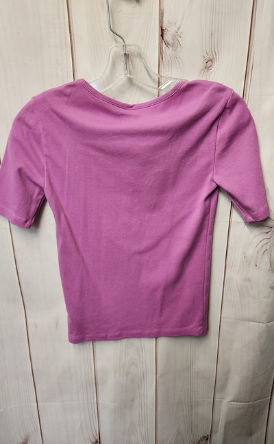 J Crew Women's Size XS Pink Short Sleeve Top