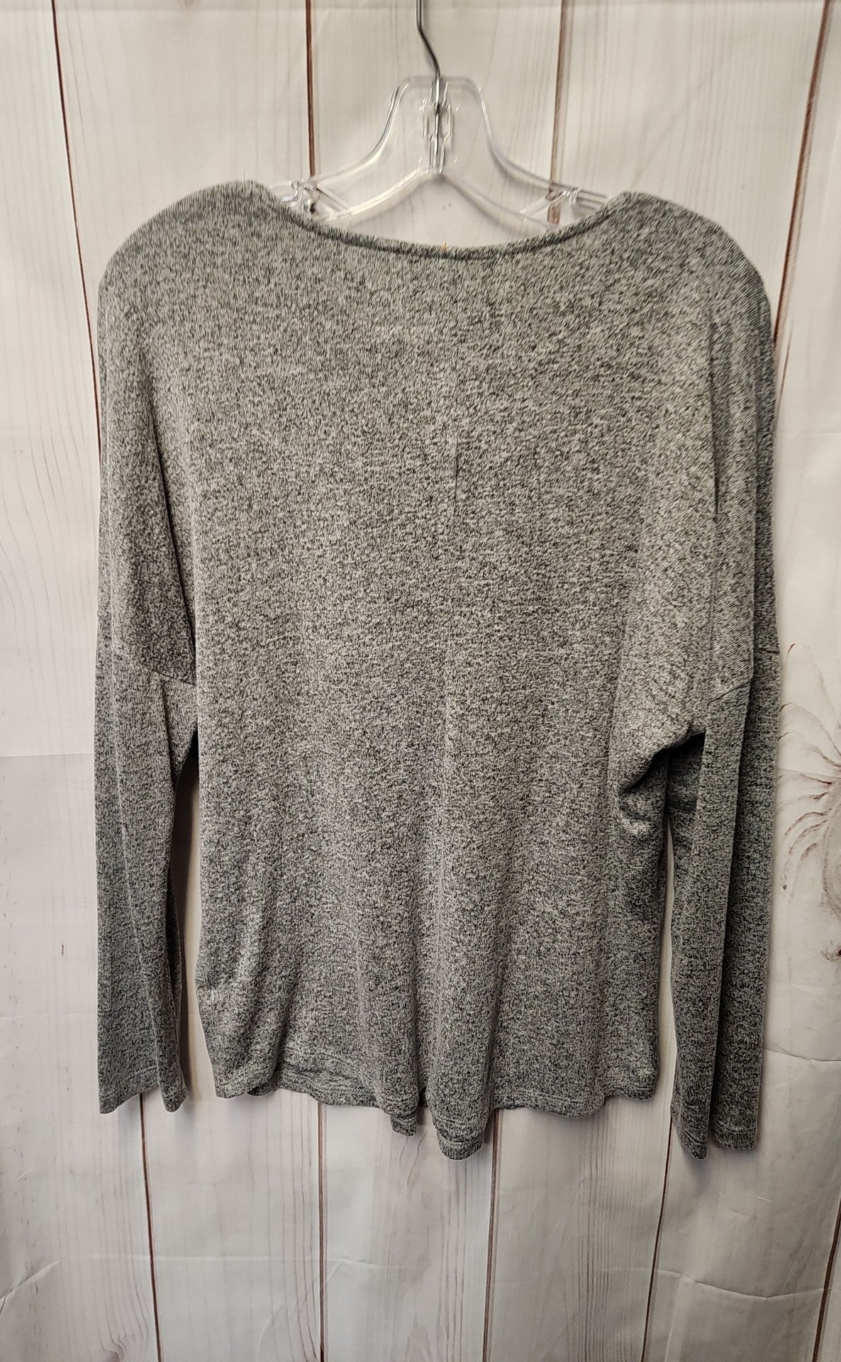 Active USA Women's Size L Gray Long Sleeve Top