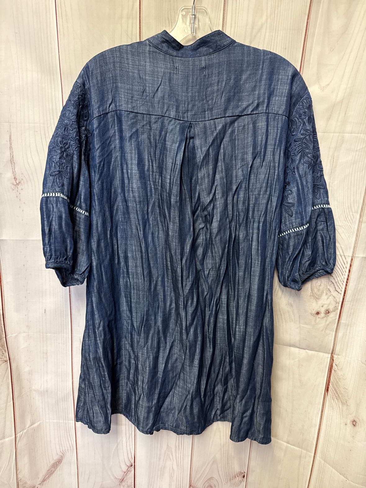 A La Tzarina Women's Size 1X Blue Dress