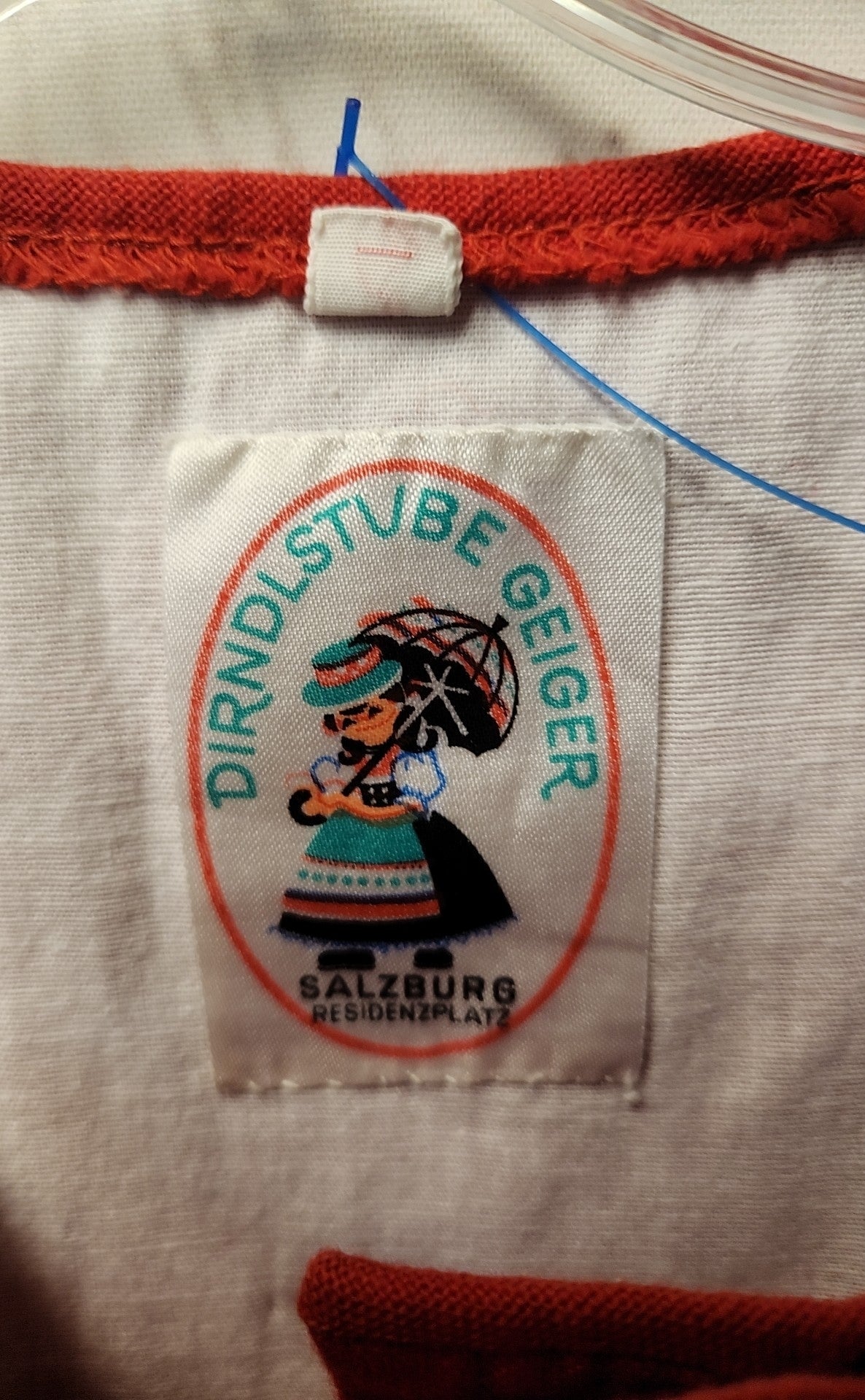 Dirndlstube Geiger Girl's Size 2 Red Dress