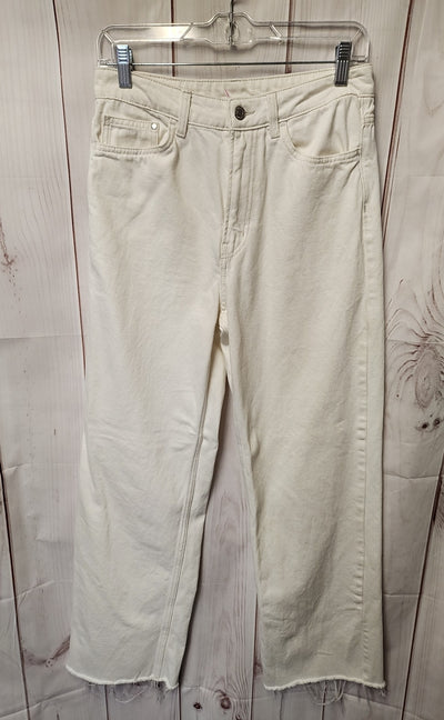 &Denim Women's Size 29 (7-8) White Jeans