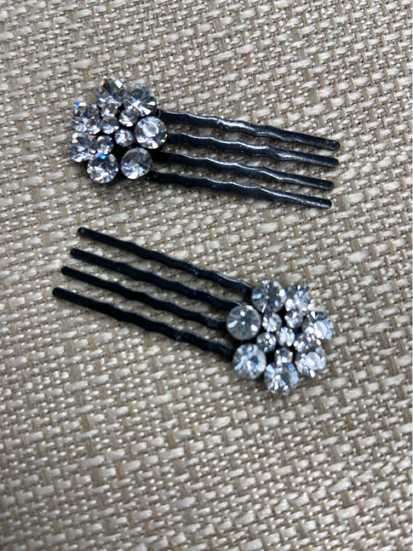 2PCS Black Hair Pins Cosmetic