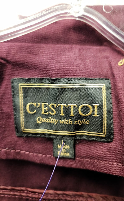 C'Esttoi Women's Size L Purple Jacket