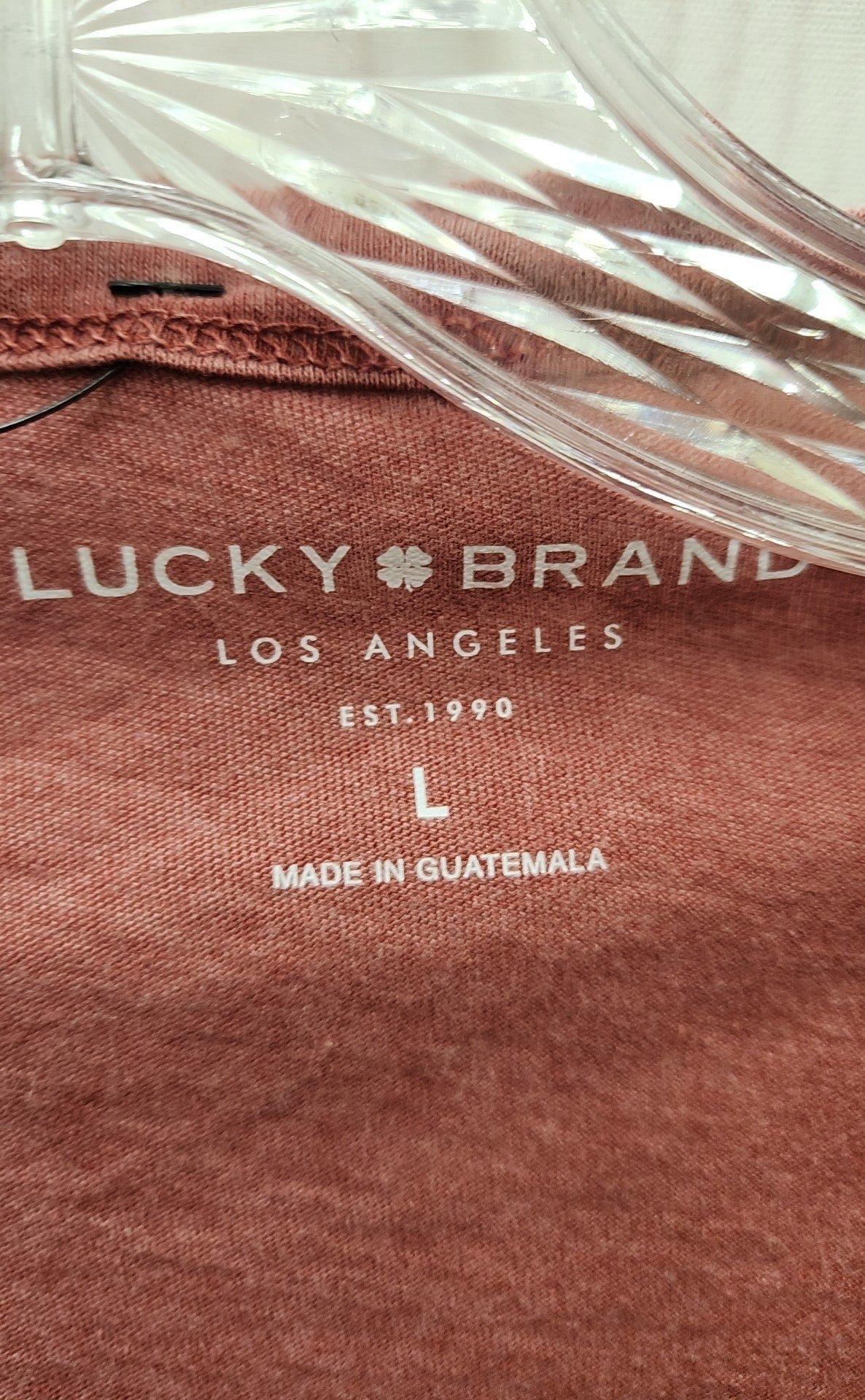 Lucky Brand Men's Size L Red Shirt