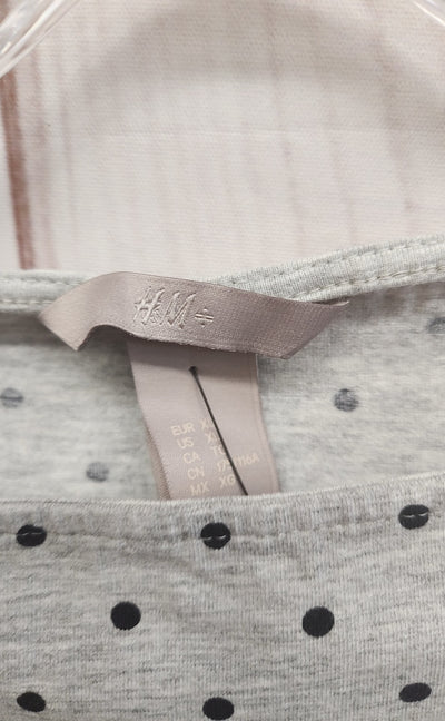H&M Women's Size XL Gray Short Sleeve Top