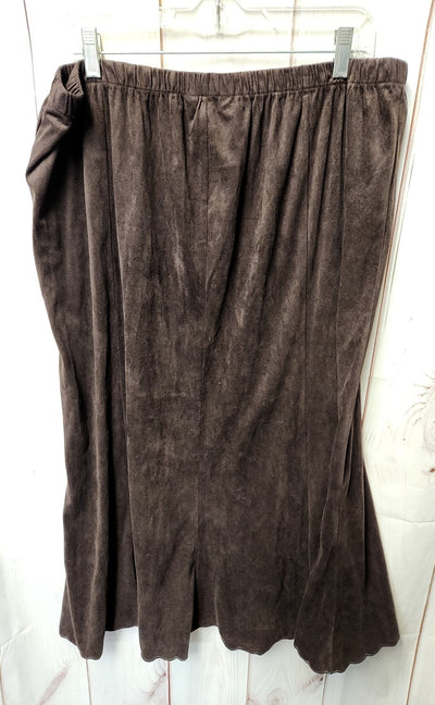 Emme Women's Size 2X Brown Skirt